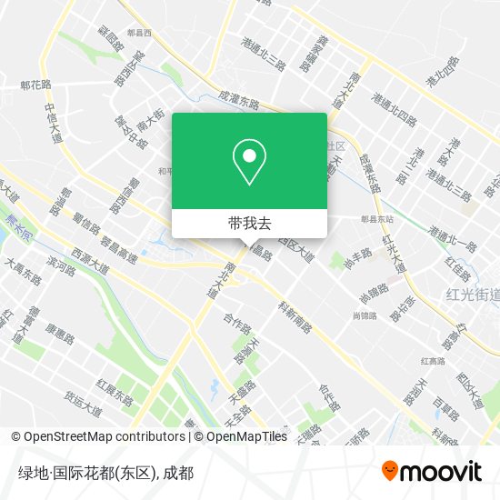 绿地·国际花都(东区)地图