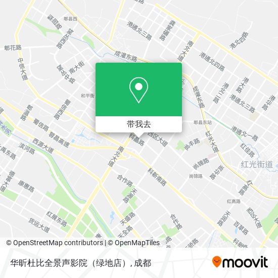 华昕杜比全景声影院（绿地店）地图