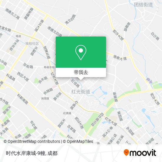 时代水岸康城-9幢地图
