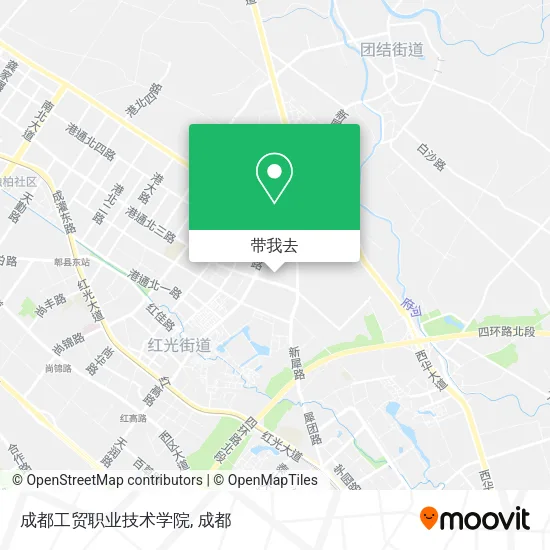 成都工贸职业技术学院地图
