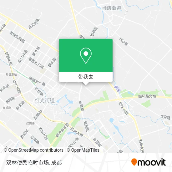 双林便民临时市场地图