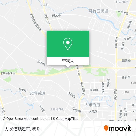万发连锁超市地图