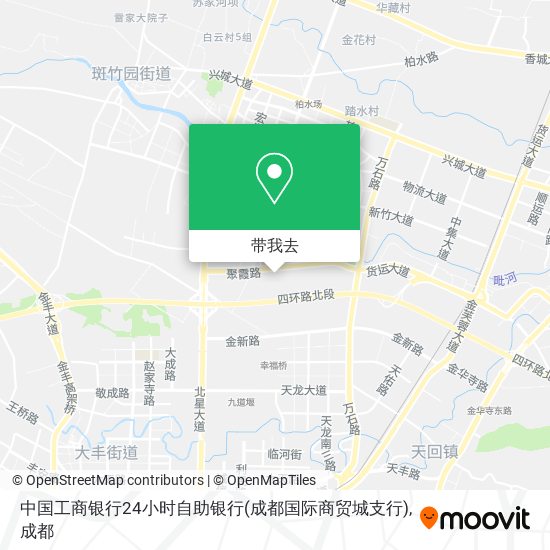 中国工商银行24小时自助银行(成都国际商贸城支行)地图