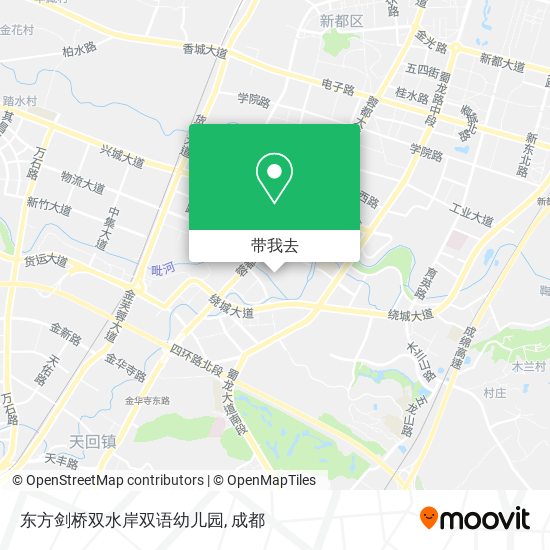 东方剑桥双水岸双语幼儿园地图