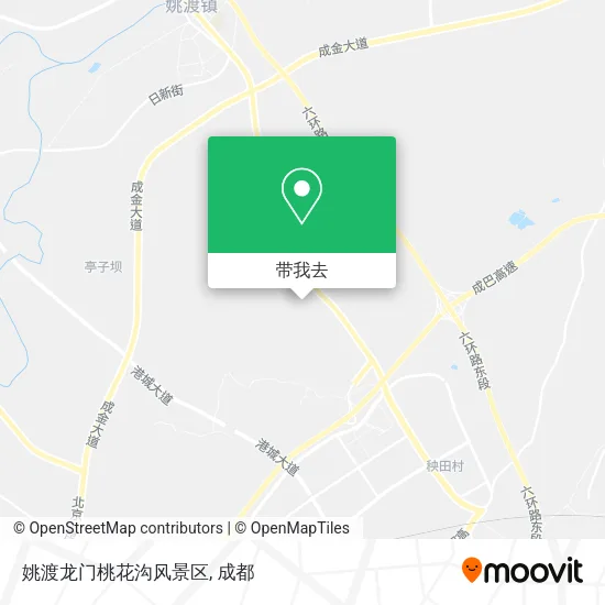 姚渡龙门桃花沟风景区地图