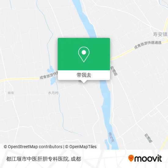 都江堰市中医肝胆专科医院地图