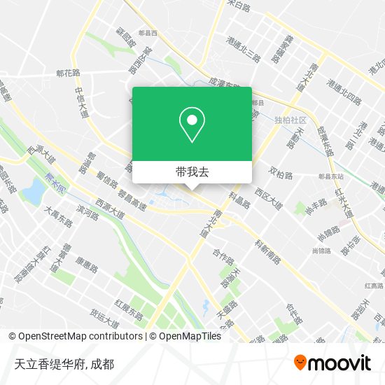 天立香缇华府地图