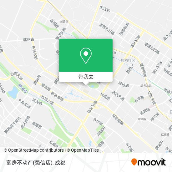 富房不动产(蜀信店)地图