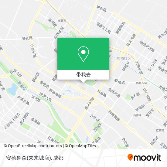 安德鲁森(未来城店)地图