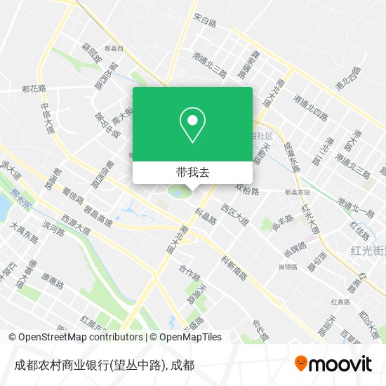 成都农村商业银行(望丛中路)地图