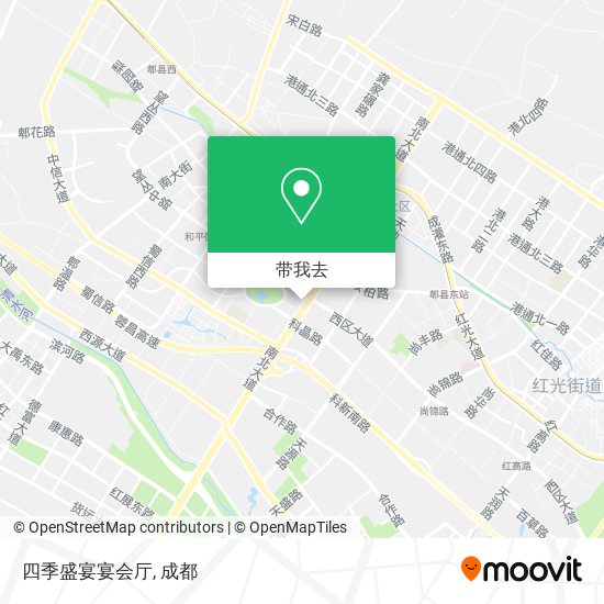 四季盛宴宴会厅地图