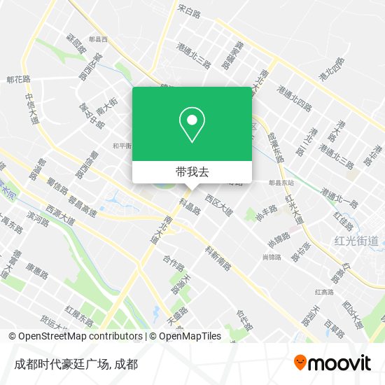 成都时代豪廷广场地图