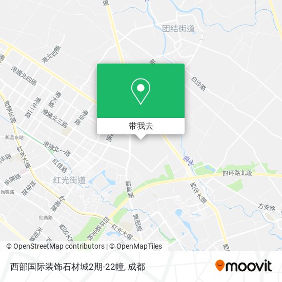 西部国际装饰石材城2期-22幢地图