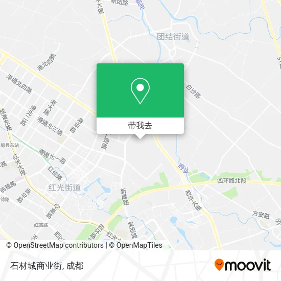 石材城商业街地图