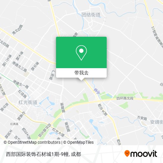 西部国际装饰石材城1期-9幢地图