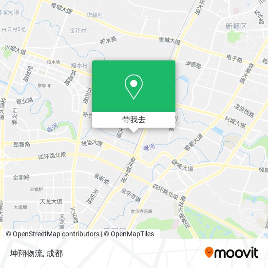 坤翔物流地图