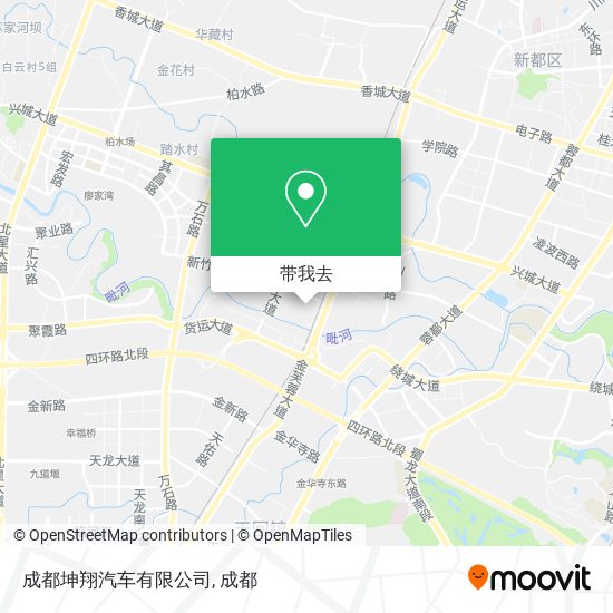 成都坤翔汽车有限公司地图