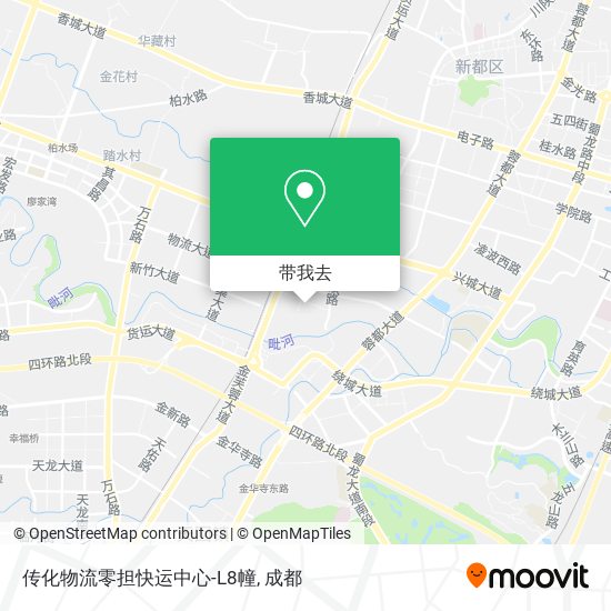 传化物流零担快运中心-L8幢地图