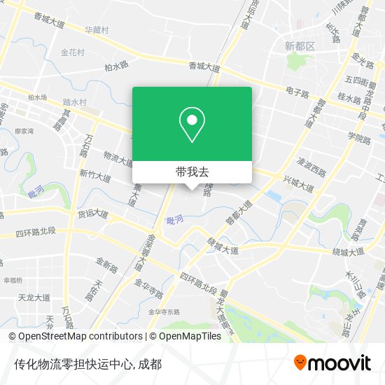 传化物流零担快运中心地图