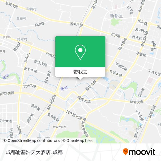 成都渝基浩天大酒店地图