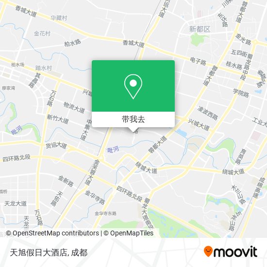 天旭假日大酒店地图