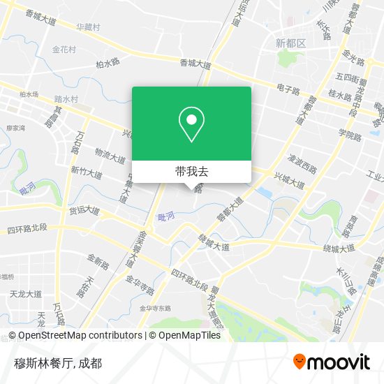 穆斯林餐厅地图