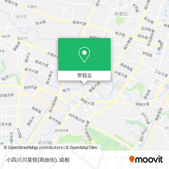 小四川川菜馆(商旅街)地图