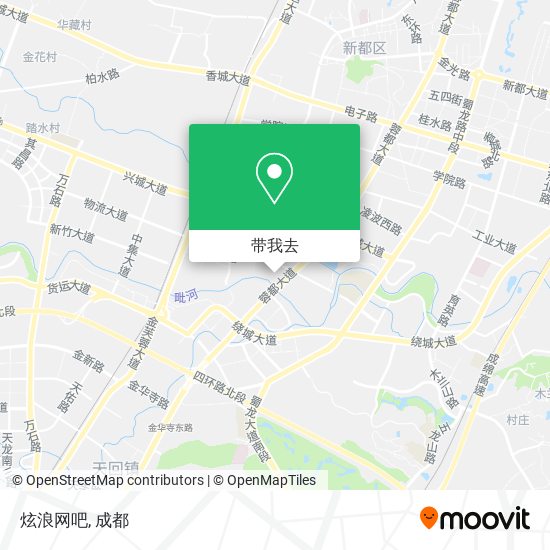 炫浪网吧地图