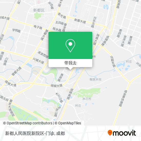 新都人民医院新院区-门诊地图