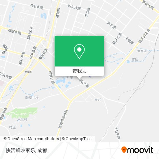 快活鲜农家乐地图