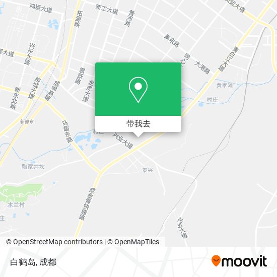 白鹤岛地图