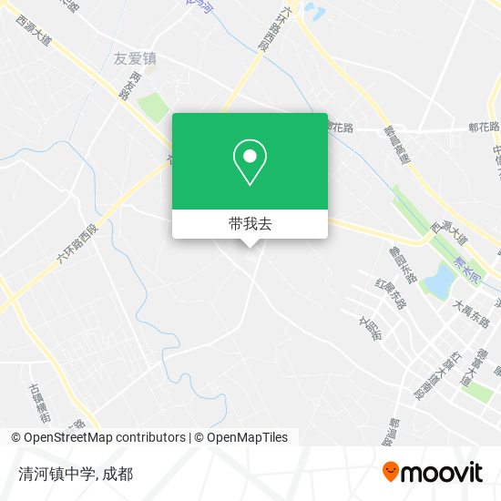 清河镇中学地图
