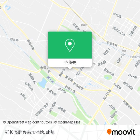 延长壳牌兴南加油站地图