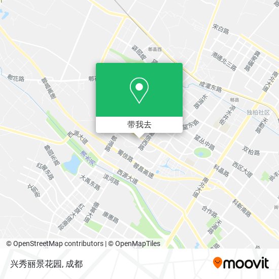兴秀丽景花园地图