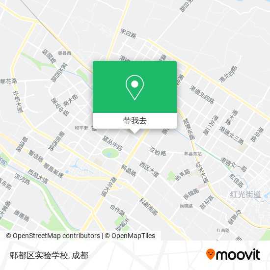 郫都区实验学校地图