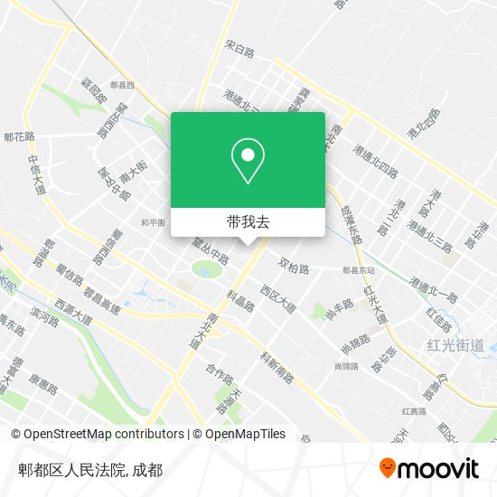 郫都区人民法院地图