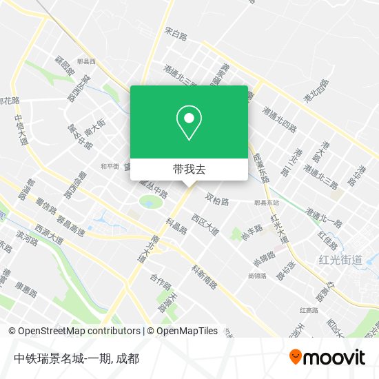 中铁瑞景名城-一期地图