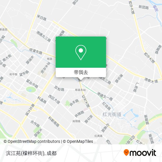 滨江苑(檬梓环街)地图