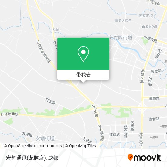 宏辉通讯(龙腾店)地图