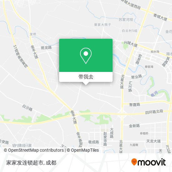 家家发连锁超市地图
