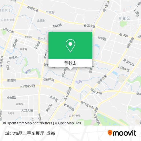 城北精品二手车展厅地图