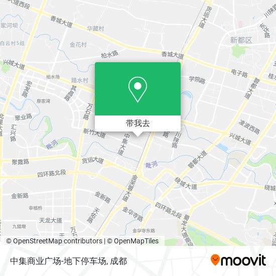 中集商业广场-地下停车场地图