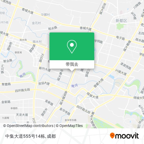 中集大道555号14栋地图