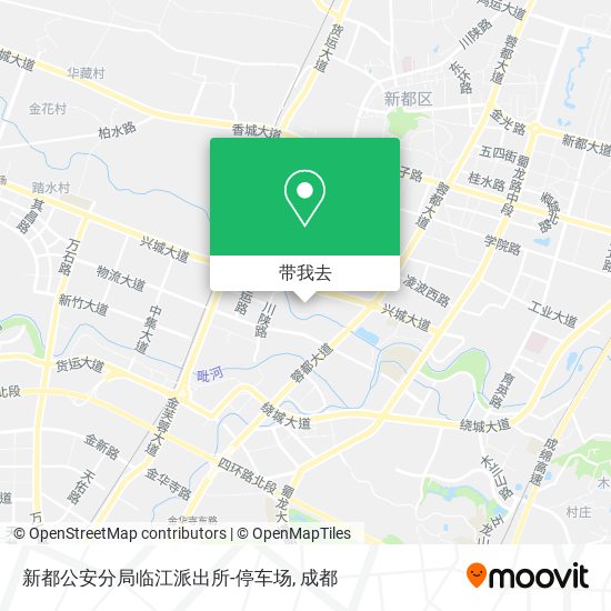 新都公安分局临江派出所-停车场地图