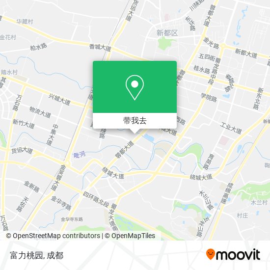 富力桃园地图