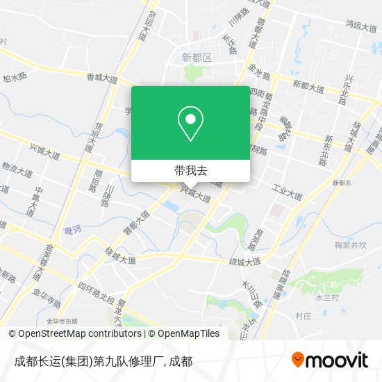 成都长运(集团)第九队修理厂地图