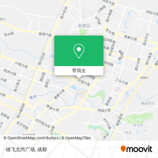 雄飞北尚广场地图