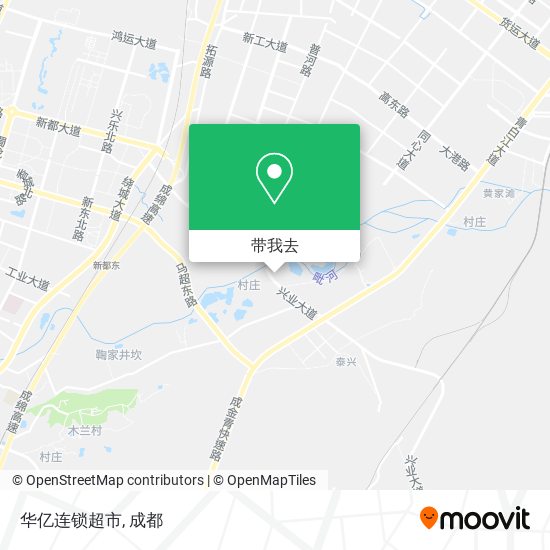 华亿连锁超市地图