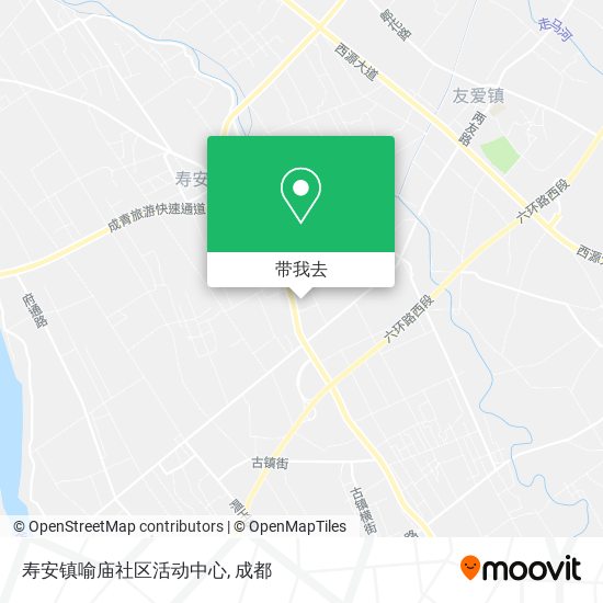 寿安镇喻庙社区活动中心地图
