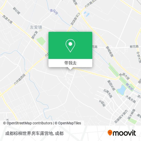 成都棕榈世界房车露营地地图
